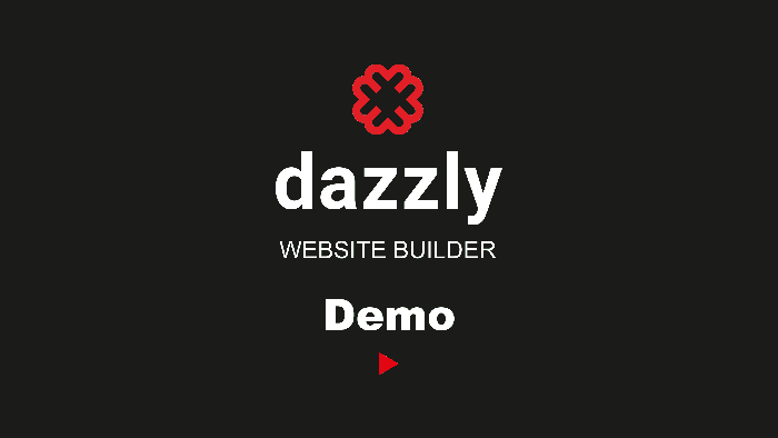 video thumbnail for the dazzly website builder demo