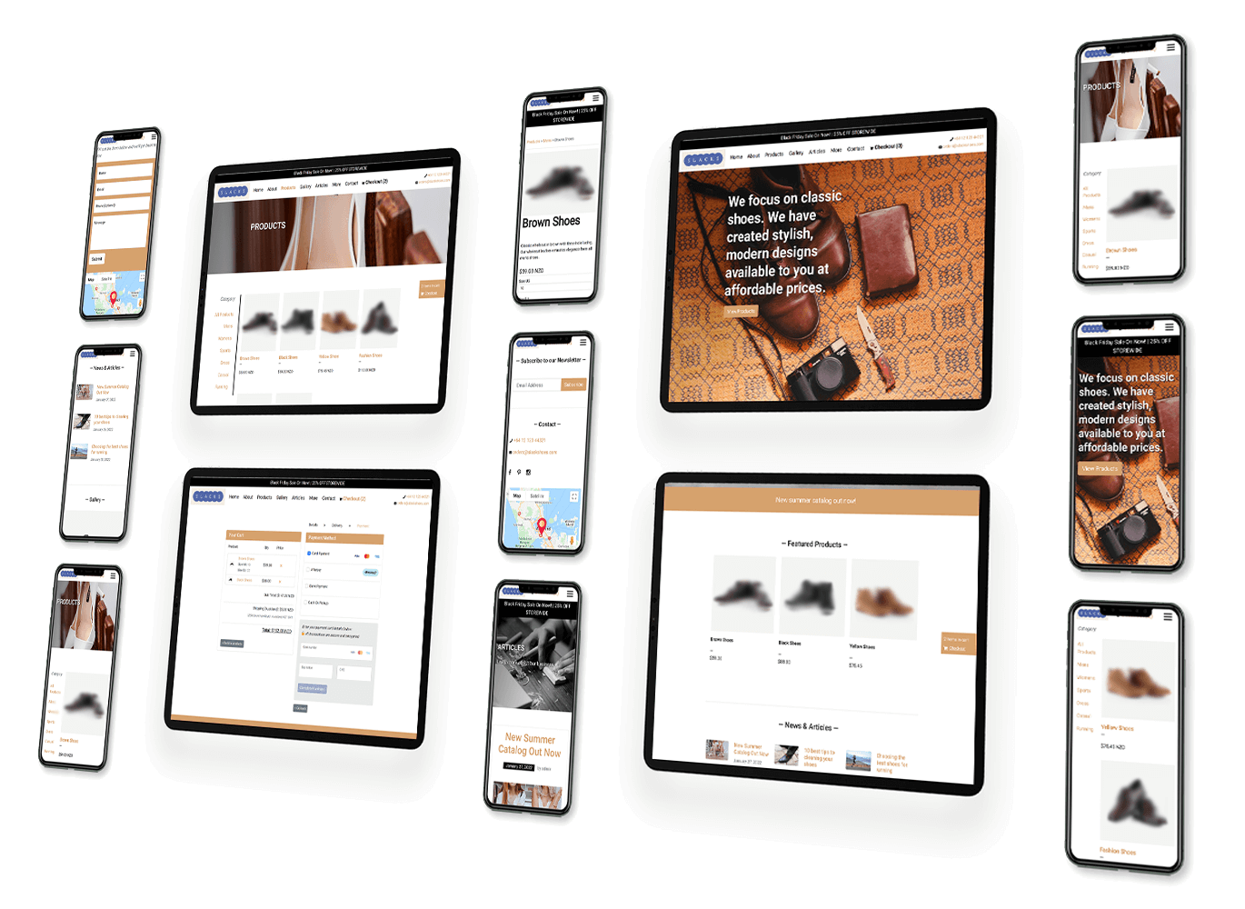 Ecommerce Store 2 template screenshots